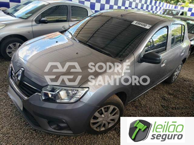 LOTE 020  RENAULT/SANDERO LIFE 1.0 12V SCE 2020