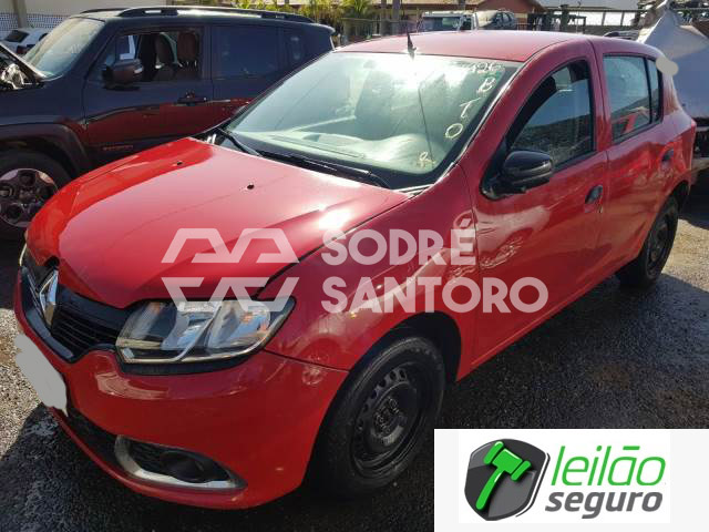 LOTE 022 RENAULT/SANDERO AUTENTIQUE 1.0 16V HI-POWER 2016