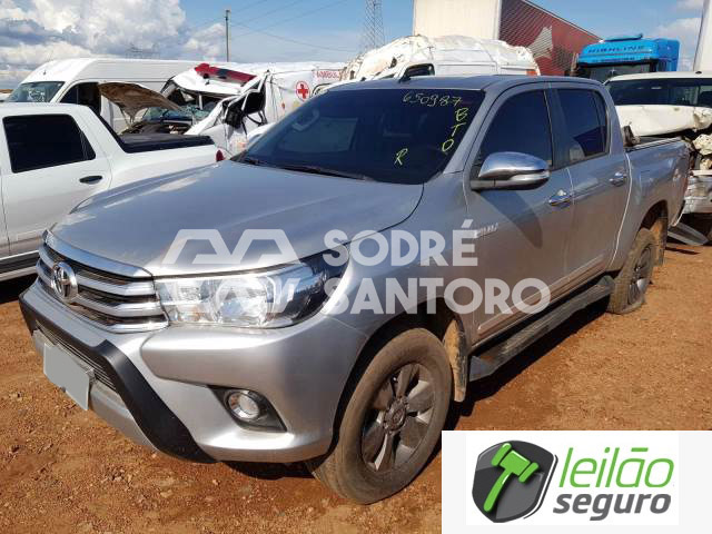 LOTE 024  TOYOTA/HILUX CD SRV 2.8 D-4D TURBO 2017