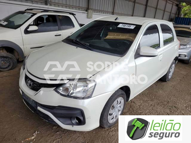 LOTE 036 TOYOTA/ETIOS X AT 1.3 16V DUAL VVT-I 2018