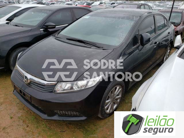 LOTE 003 HONDA/CIVIC LXS 1.8 16V I-VTEC 2012