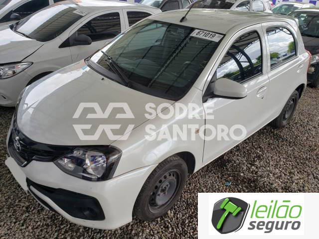 LOTE 029 TOYOTA/ETIOS X 1.3 16V DUAL VVT-I 2020