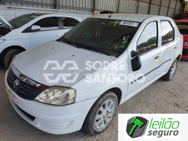 LOTE 011 RENAULT/LOGAN AUTENTIQUE 1.0 16V HI-FLEX