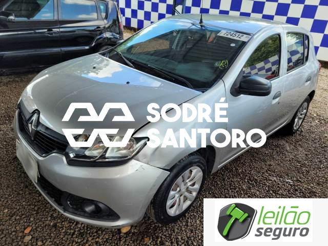 LOTE 009  RENAULT/SANDERO AUTENTIQUE 1.0 16V HI-POWER 2016