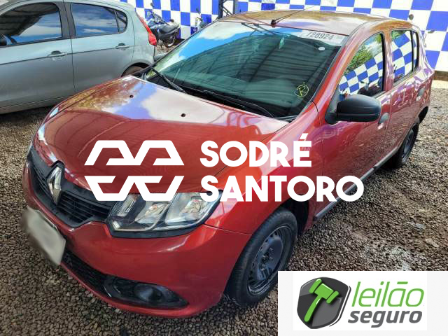 LOTE 022 RENAULT/SANDERO AUTENTIQUE 1.0 16V HI-POWER 2016